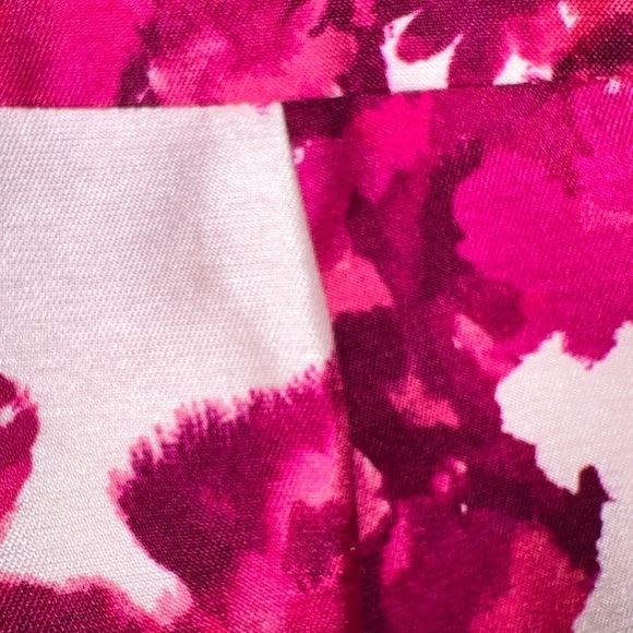 Kate Spade Jordan Silk Blend Berry Moody Floral Pencil Skirt Sz 4 woman’s pink - Picture 10 of 12